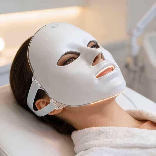 7 Color Wireless LED Facial Light Therapy Mask Cordless Anti-Aging Acne Treatment Skin Care