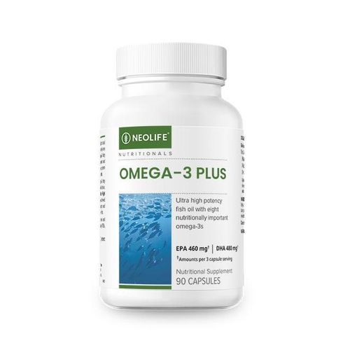 Omega-3 Plus - 90 Capsules - High Potency Essential Fatty Acid Formula