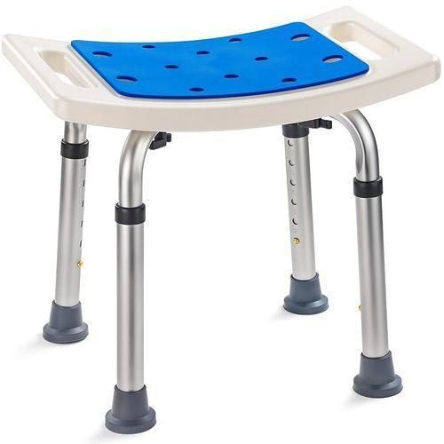 Adjustable Portable Bath Bench, Padded Indoor Tub Seat, Bath Chair