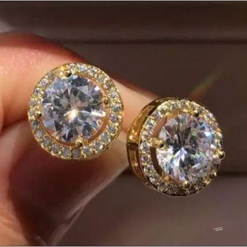Gold Class Non Fading Gold Piercing Earrings/Stud For Big Boys (U.S.A)