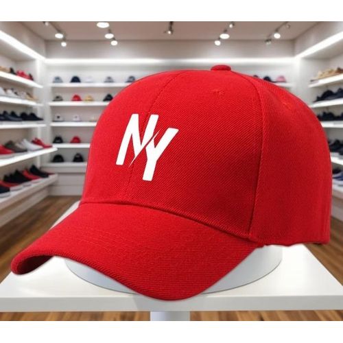Casual Crew Design Face Cap: Red