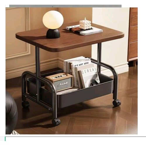 Multi-Tier Rolling Side Table and Storage Trolley, designed as a versatile, space-saving furniture piece for living rooms, bedrooms, or home offices