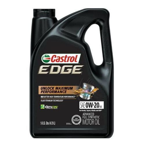 Castrol Magnetec Castrol EDGE OW-20 Advanced Full Synthetic Motor Oil, 5Q
