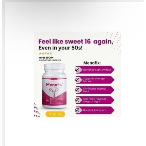Menofixx menopausee multivitamin supplement 60 Capsules