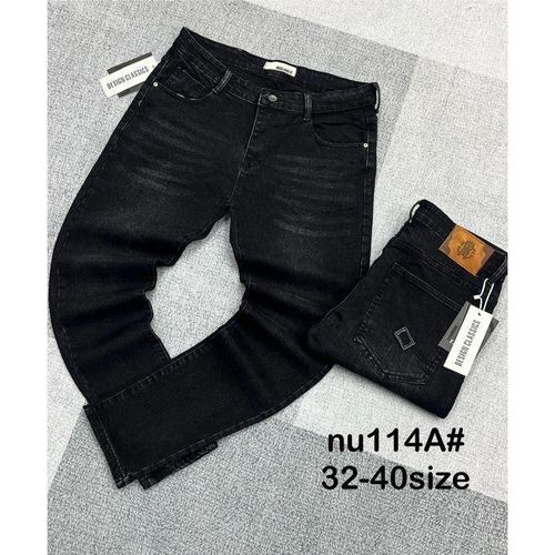 Original Luxury Non Fade Black Jean For Men