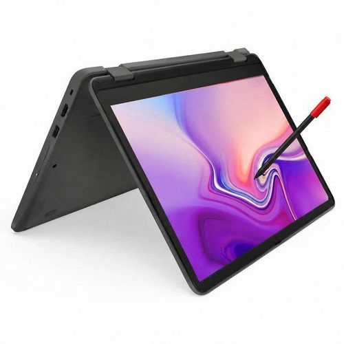 Chromebook 500e Yoga X360 -4GB RAM- 32GB SSD- WITH PEN -TOUCHSCREEN- Chrome OS + Free Mouse and USB Light For Keyboard- Webcam
