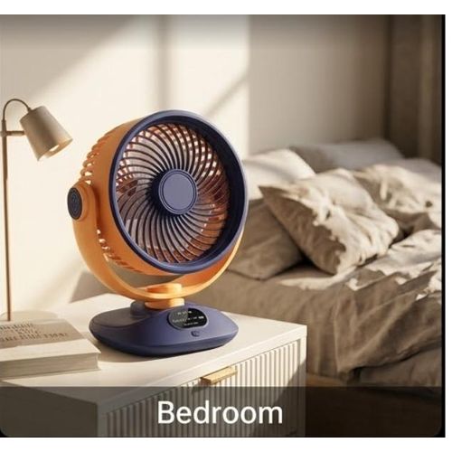 15+ HOURS Rechargeable Office desk fan Type-C Powered Portable Cooling Fan, Adjustable Speed, Detachable Washable Cover, home desk fan, student desk fan dorm room fan, bedside desk fan, work desk fan, study desk fan, personal workspace fan, office cooling
