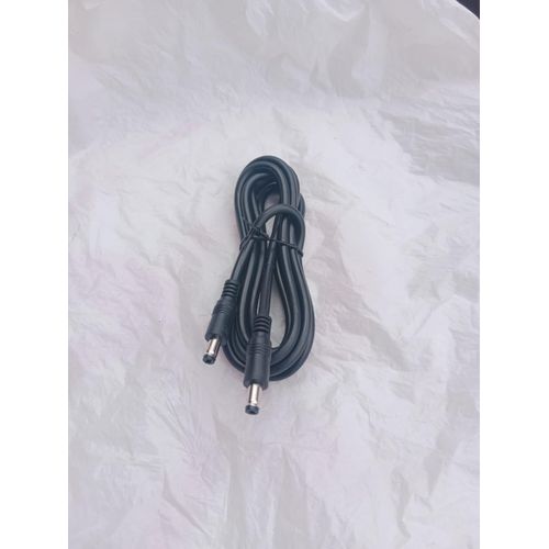 DC Power Extension Cable – Male to Male Barrel Connector