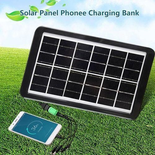 4W Multifunctional Solar Panel 5v Photovoltaic Panel Outdoor Mobile Phone Charger Emergency Power Supply