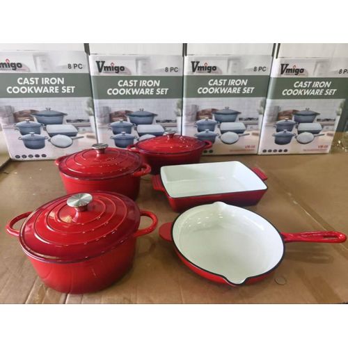 Cast iron cookware set