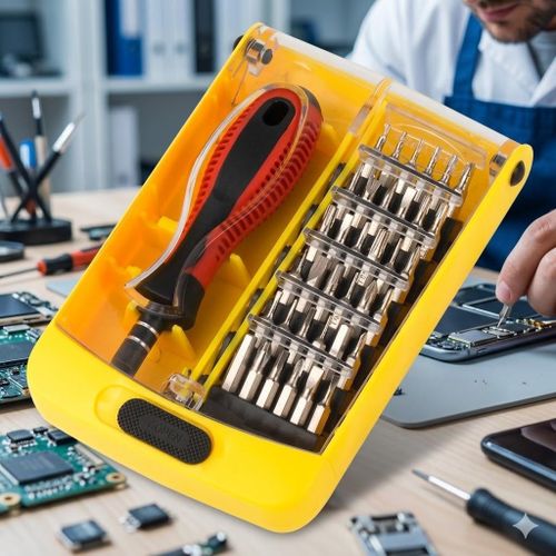 Professional precision screwdriver kit Multi bit screwdriver repair kit, Electronics repair screwdriver set, Phone repair tool kit, Laptop repair screwdriver set, Best screwdriver set for electronics, Mini screwdriver set for home use, Screwdriver Set