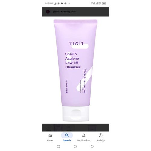 Snail & Azulene low ph cleaner