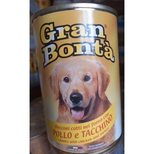 GRAN BONTA CANNED DOG FOOD ( CHUNK CHICKEN AND TURKEY)