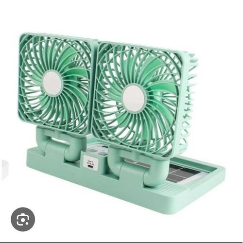 Rechargeable Foldable Double-Headed Solar Mini Portable Fan