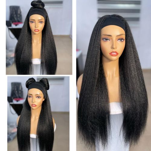 Kinky Straight Wig With Band