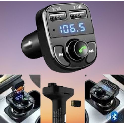 X8 Multifunction Wireless Bluetooth Car Mp3 Player With Digital Display Quick Smart Charger & Allow You Make And Receive Calls