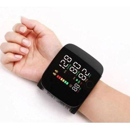 Rechargeable Digital Wrist Blood Pressure Monitor With Voice Function & Storage Case