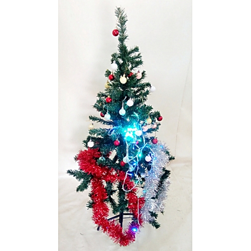 Generic Christmas  Tree 6 Ft Christmas  Lights And Balls 