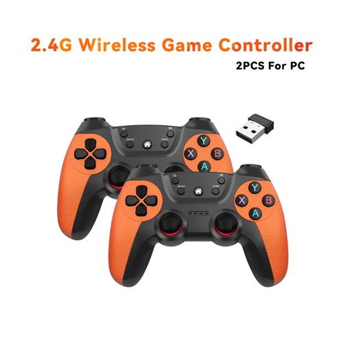 2PCS 2.4G Wireless Gamepad Controller for Windows 98/2000/XP/WIN7/PC360