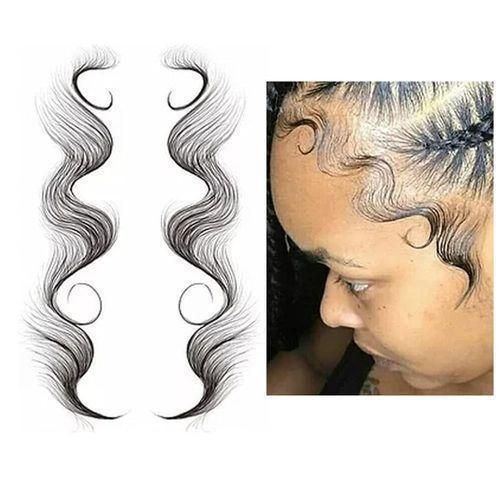 Waterproof Hair Edges Styling Sticker Temporary Hair Tattoo Sticker