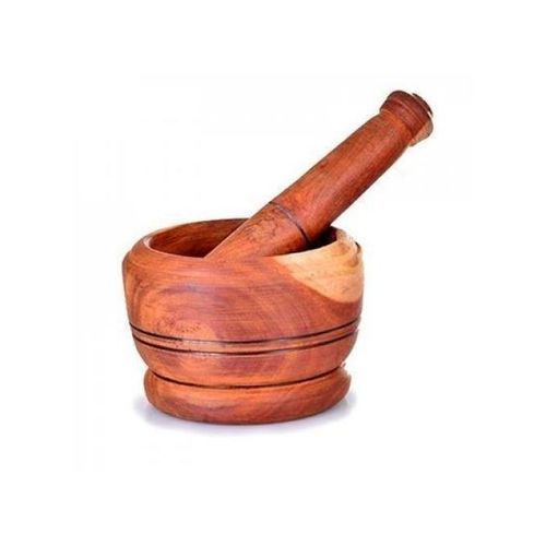 Mini Wooden Mortar & Pestle