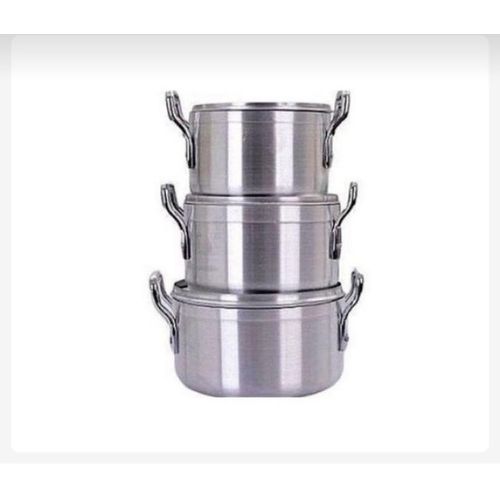 High Quality Cooking Pots Set- 3 Pieces (18cm,20cm,22cm