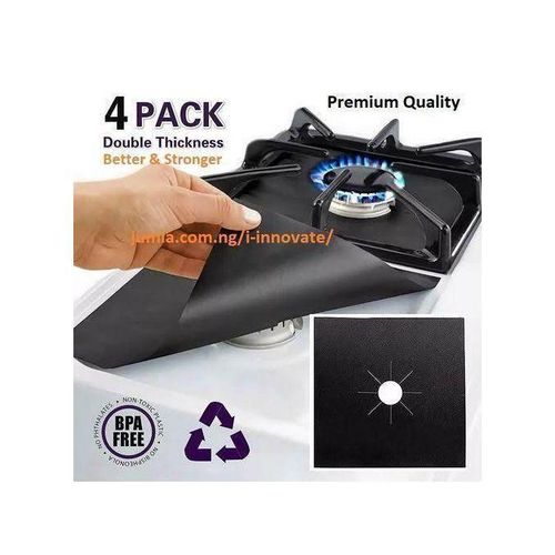 12Pcs Gas Cooker Cover Mat Protector Gas Surface Cover Mat