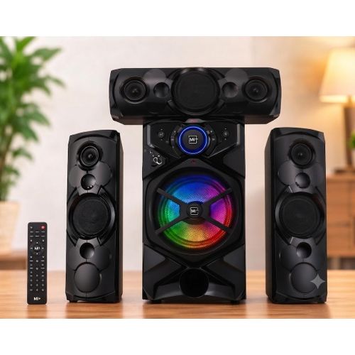 MIL6012 3.1CH Multimedia Bluetooth Speaker System With Subwoofer, Remote Control, FM Radio, USB/SD, AC/DC Home Theatre