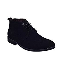 Ankle Men Corperate Shoe-Black