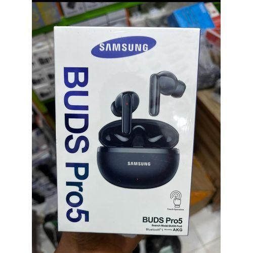 Buds Pro5 Fingerprint Earbuds - Noise Cancellations Earphone, Personalized Spatial Audio, Sweat and Water Resistant Earpod - ( Black )