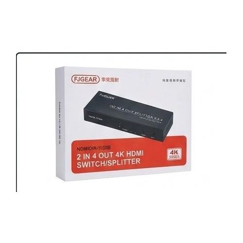 FJGEAR 2 in 4 Out 4K HDMI Switch / Splitter
