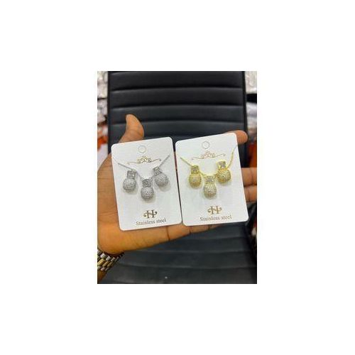 2-in-1 Necklace And Earring Set
