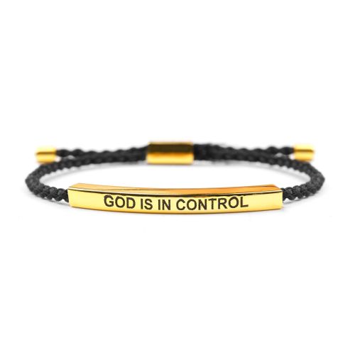 Exquisitely Woven Bracelet – Gold-Plated Stainless Steel, Adjustable Size