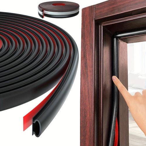 10M self-adhesive door and window sealing strips, door gap seals, windproof and soundproof.