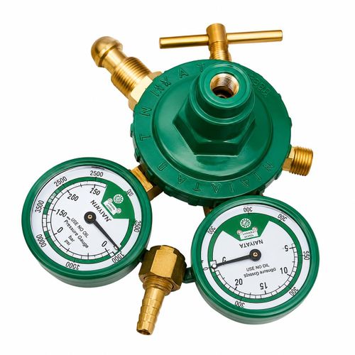 Precision Gas Pressure Control Valve Nakata Oxygen Regulator
