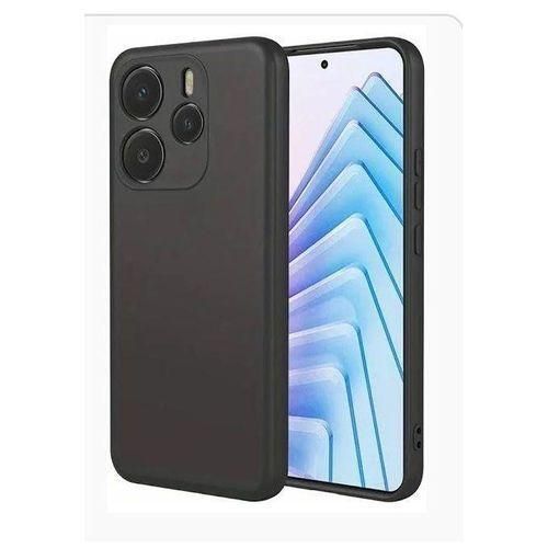 Silicon Back Case For REDMi Note 14 - Black