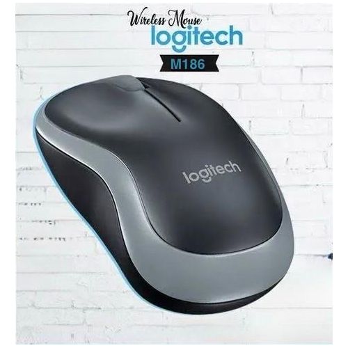 Ergonomic M186 Durable Wireless Mouse Easy-to-use