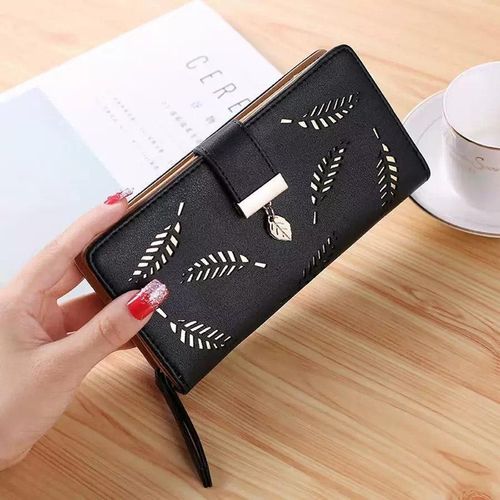 Ladies Wallet Multifunction ID Organizer Women Purse/ Wallet - Black