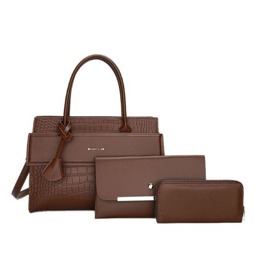 High Classics Brown Multi-piece women's bag, large-capacity shoulder messenger bag women's shoulder bag and Best For All Kind Of Events