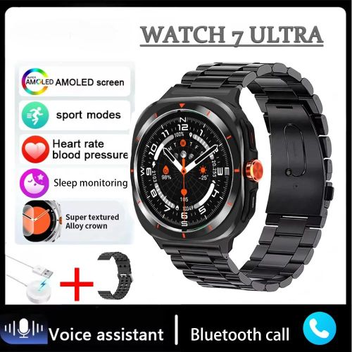 Watch 7 Ultra Smart Watch Bluetooth Talk HD AMOLED Screen Fitness Tracker Smart Watch