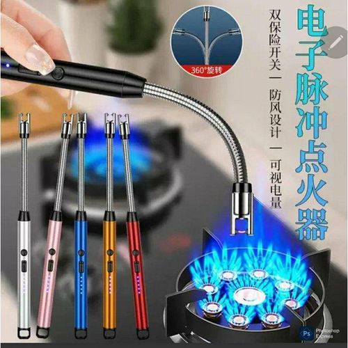 USB Rechargeable Lighter For Gas Cooker Stoves And Outdoor Use