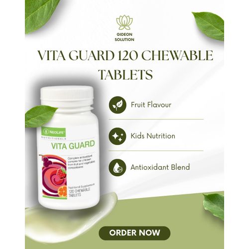 Vita Guard 120 Chewable Tablets – Children's Antioxidant & Daily Nutrition Supplement