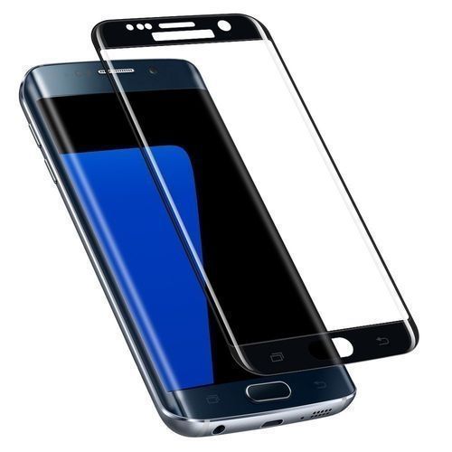Galaxy S7 Edge Tempered Glass High Quality,Thick-Black