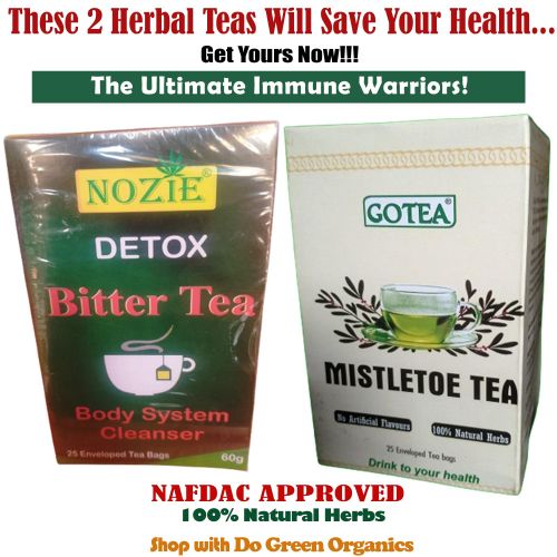 Detox Bitter Tea + Gotea Mistletoe Tea - The Best Combo To Renew Your Health