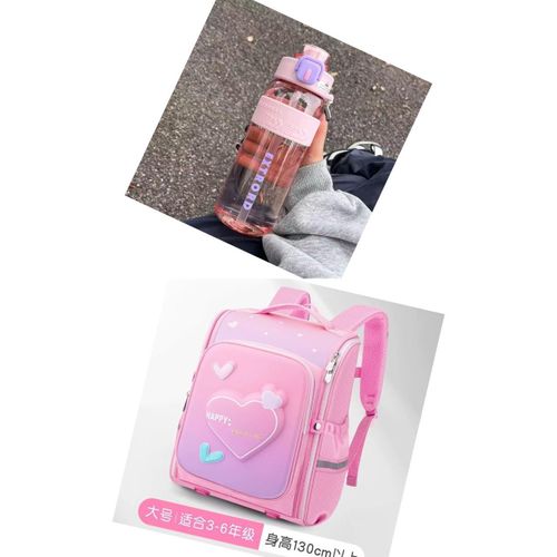 Luxury super quality school bag, +water bottle