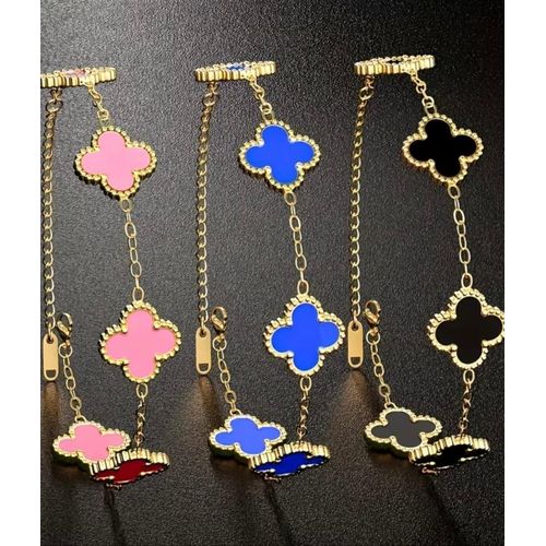 3pcs clover leaf bracelet for women