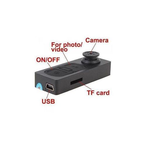 Mini Hidden Button Shirt Camera