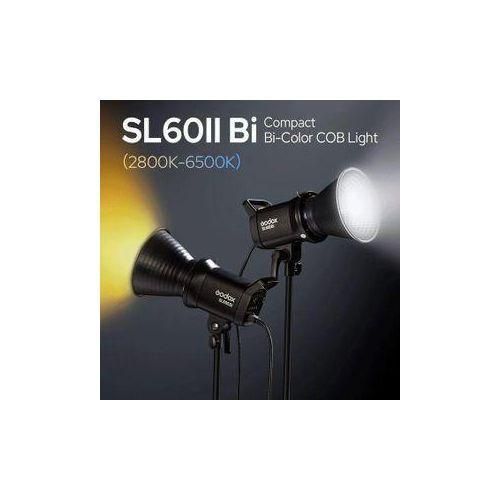 SL60IIBi Bi-Color LED Video Light Bowens Mount LED Continuous Output Light APP/2.4G Wireless Control, Dimmiable Brightness -without stand
