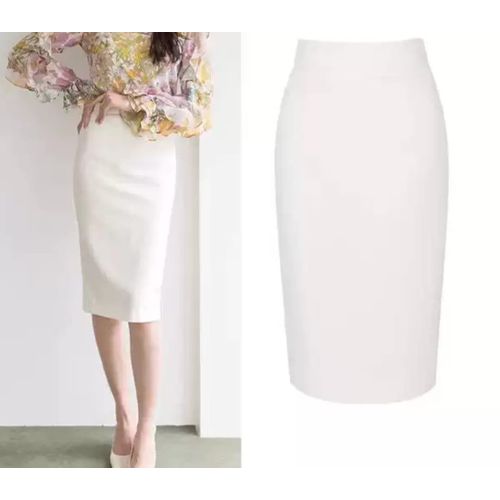 White trendy ladies skirt