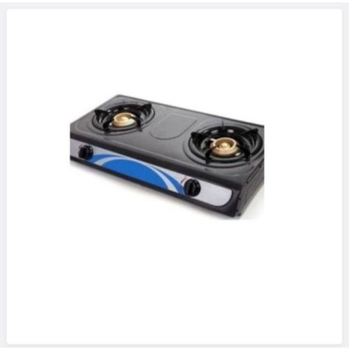 Table Top Gas Cooker 2 Burners Automatic - Stainless